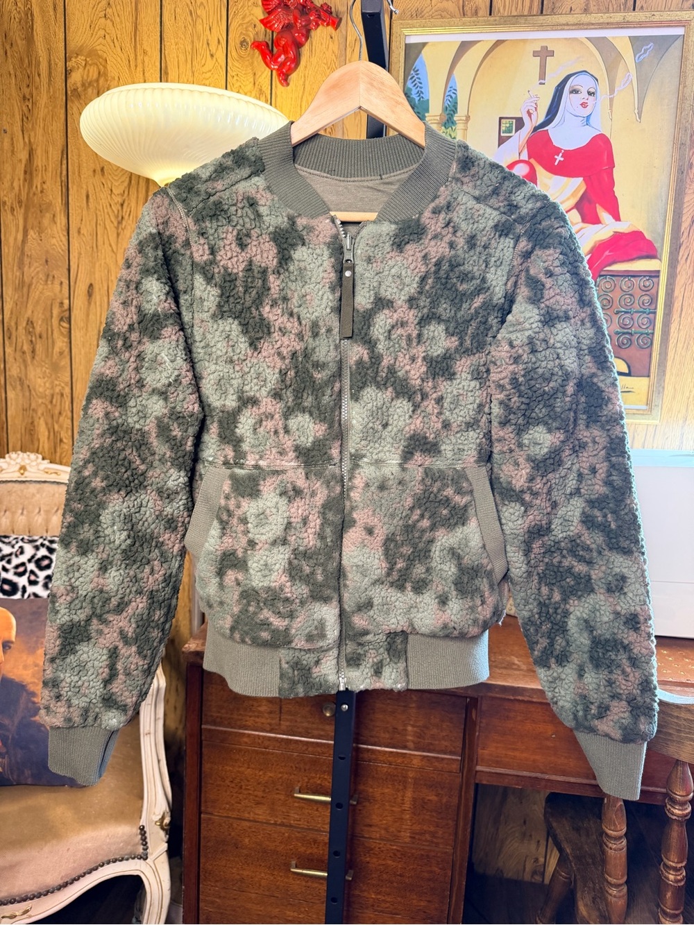 Prana Reversible Zipper Bomber Jacket